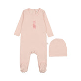 POUF 2PC BALLET SLIPPERS GRAPHIC FOOTIE+BEANIE